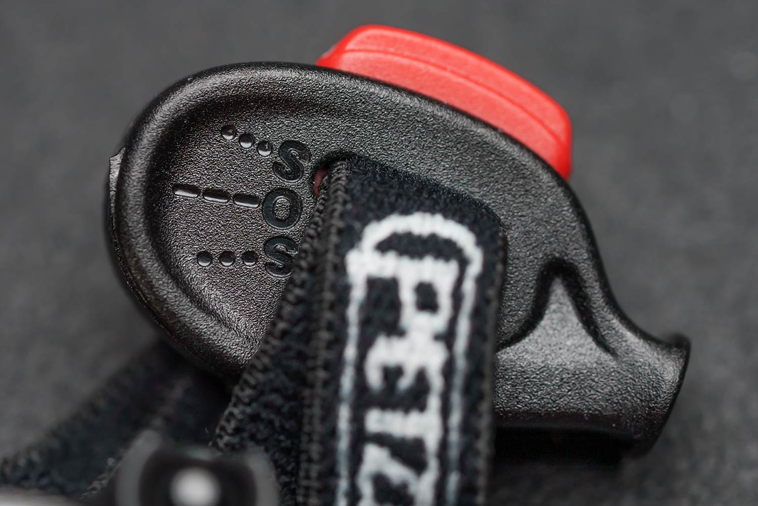 ...integrated whistle for emergencies