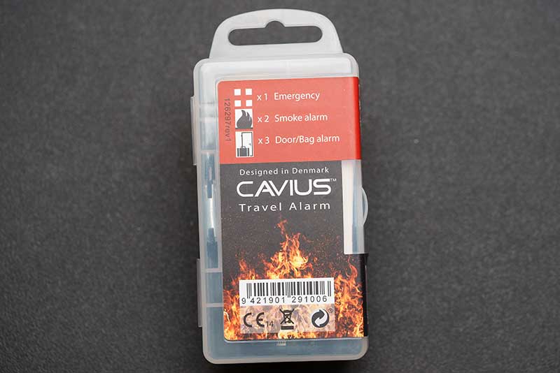 Cavius ​​Traval Alarm – 3 i 1